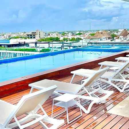 Amplio Estudio en el centro 5av. rooftop pool PA 507